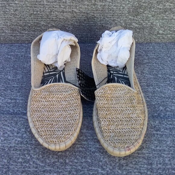 NEW Dolce Vita DV Target Women's Desiree Beige Tan Espadrille Flats Jute Size 9 - Picture 7 of 8